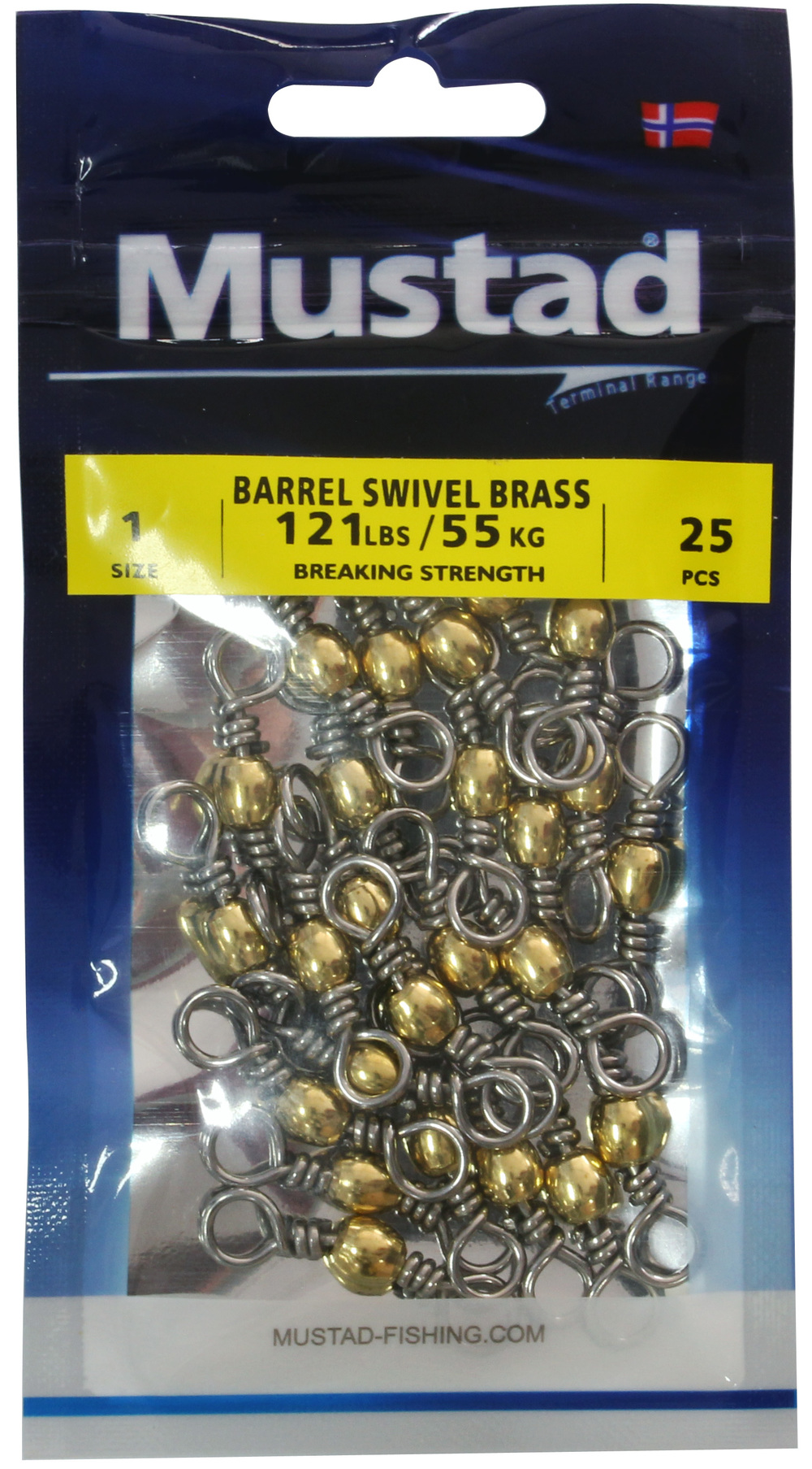 Wilson Fishing – Mustad Brass Barrel Swivel