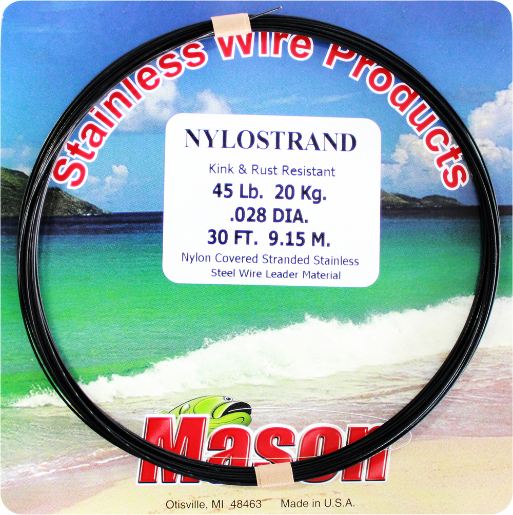 Wilson Fishing – Mason Nylostrand Wire Black